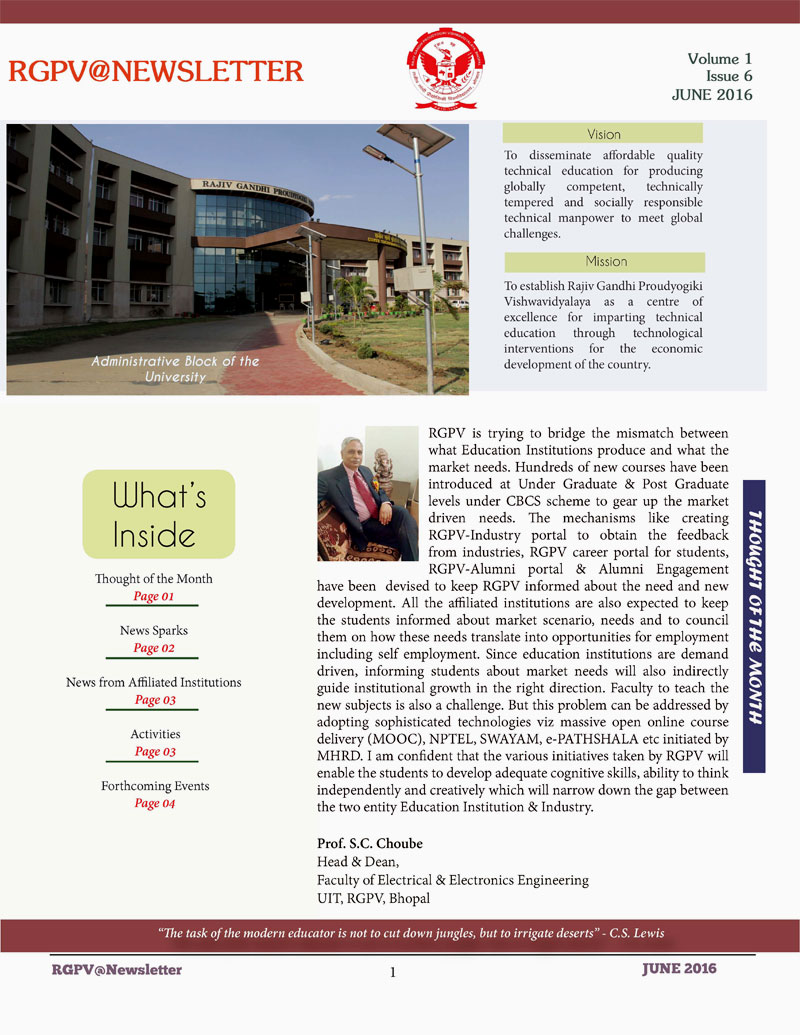 University's Newsletter
